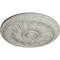 Ekena Millwork Kirke Ceiling Medallion (Fits Canopies up to 3 3/4"), Hand-Painted Pot of Cream, 15 3/4"OD x 5/8"P CM16KIPCF - alternate 3